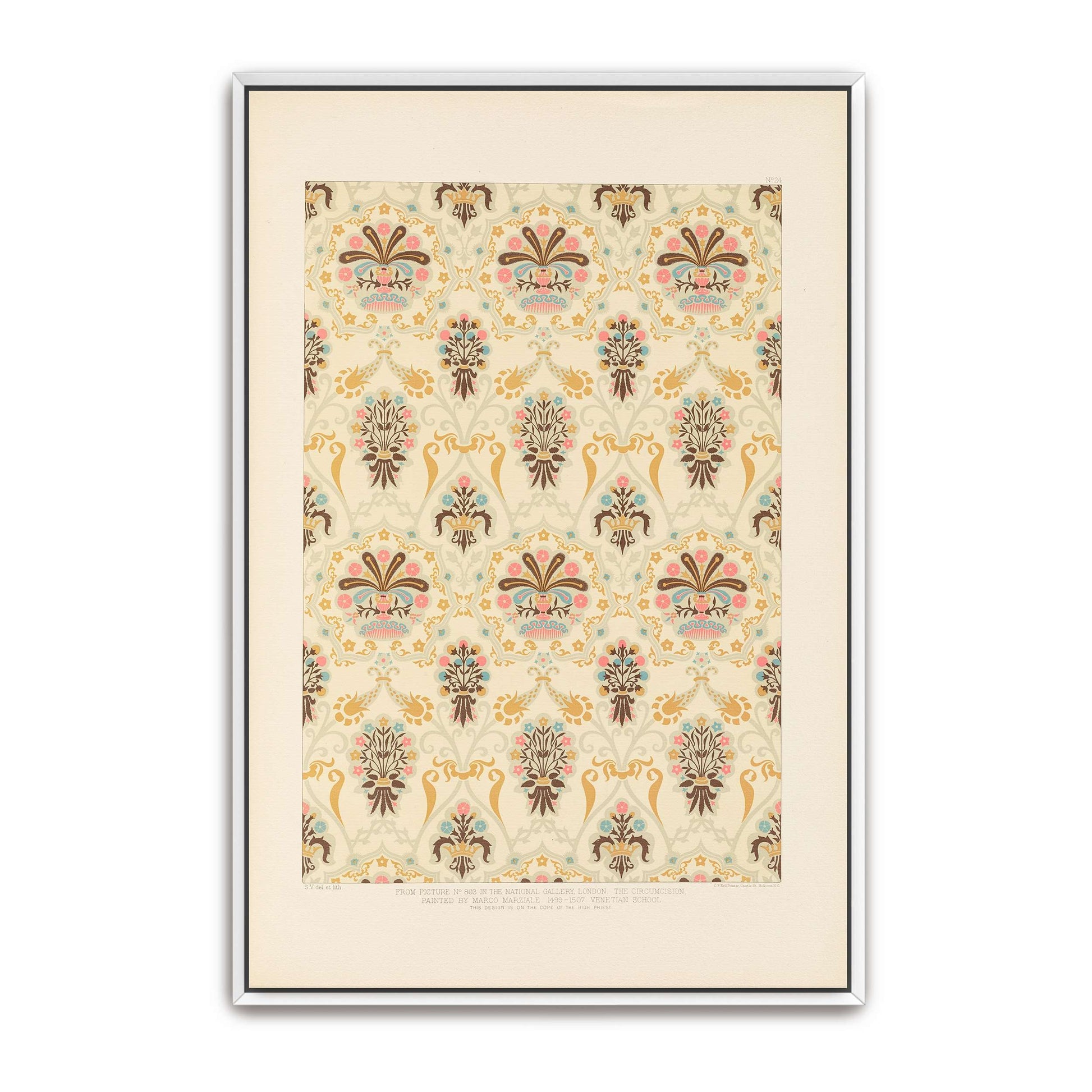 Italian Ornament Design Floral Motifs By Sydney Vacher