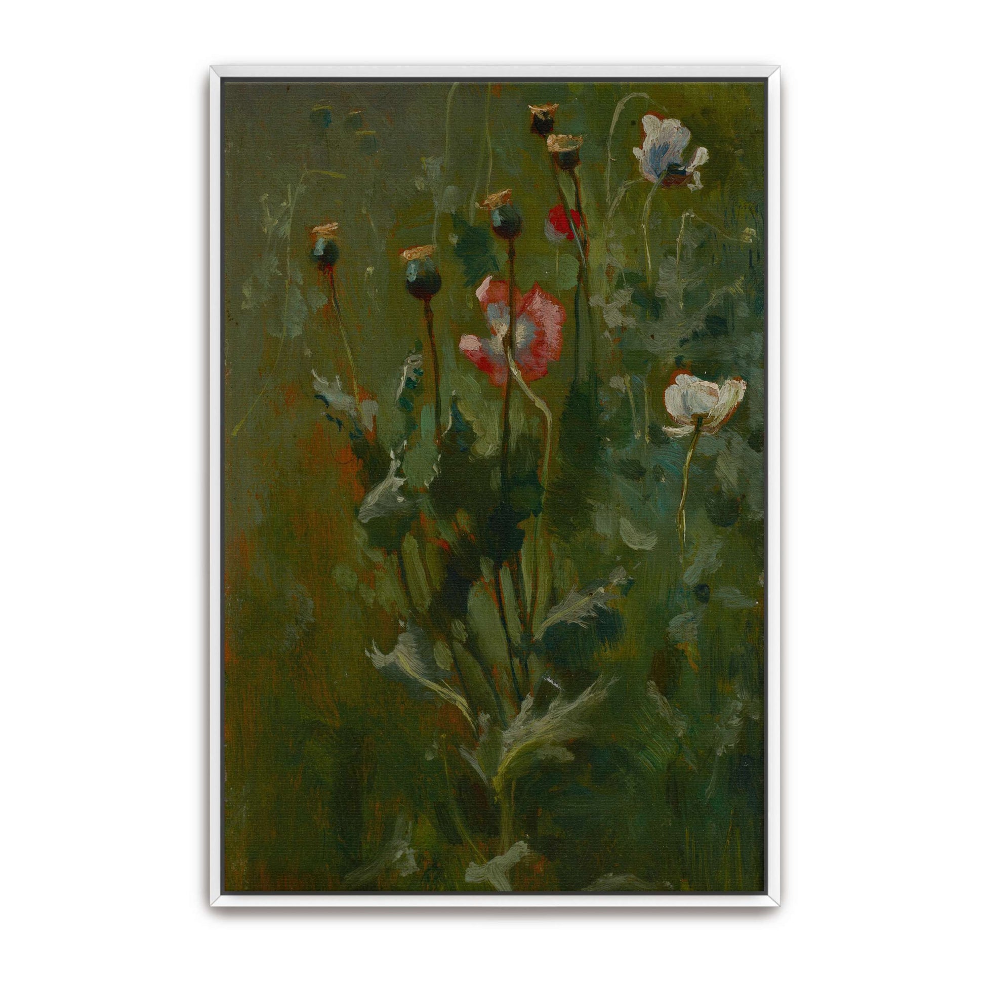Poppies In A Lush Green Field By Jan Stanislawski