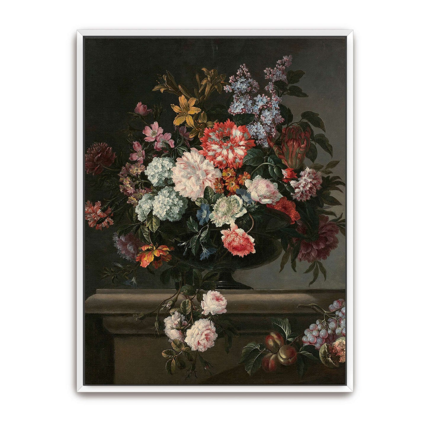 Still life with flowers and fruit by Jean-Baptiste Monnoyer