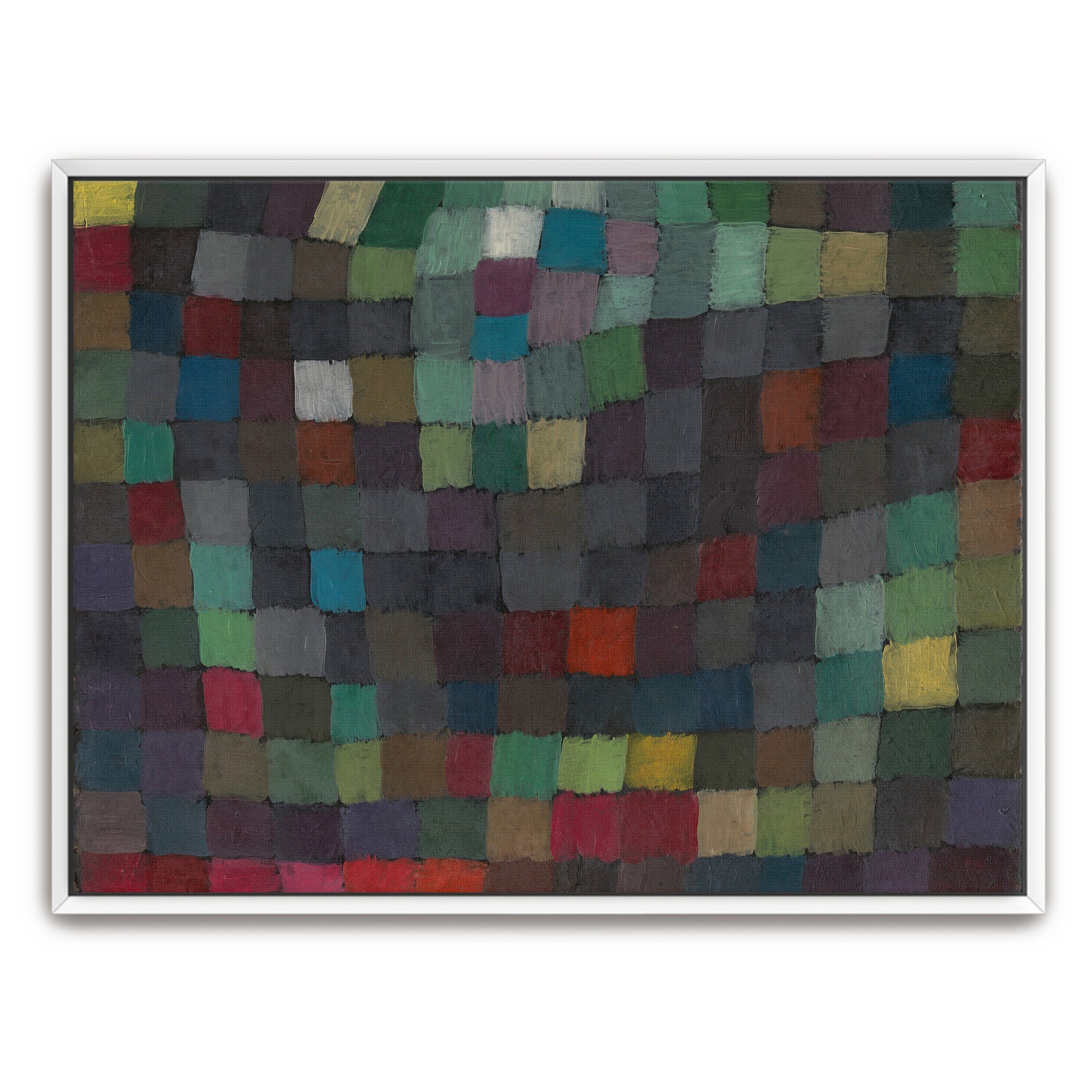 Abstract Geometric Composition With Vibrant Colors By Paul Klee