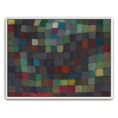 Abstract Geometric Composition With Vibrant Colors By Paul Klee