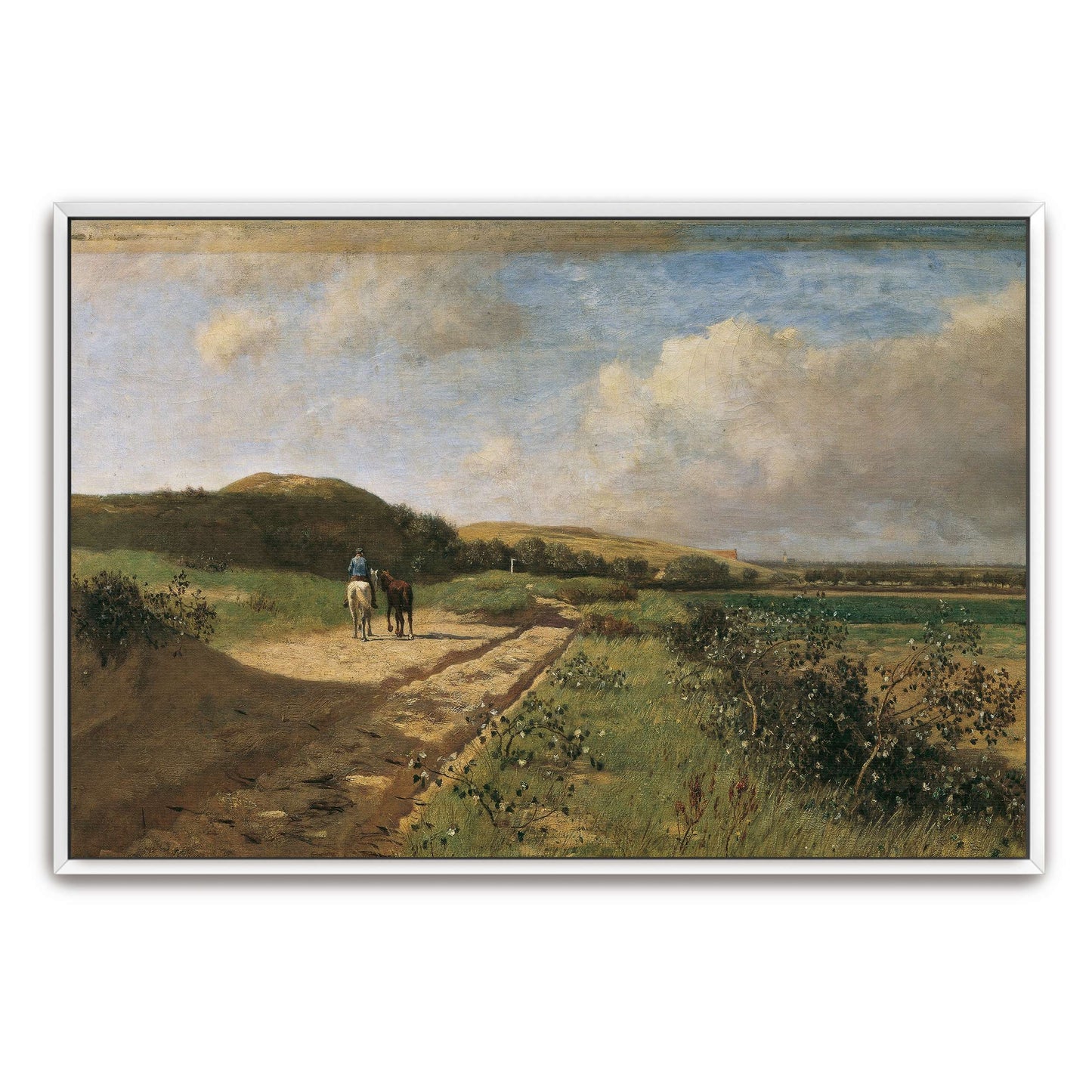 Horseback Rider on a Country Road by Eugen Jettel