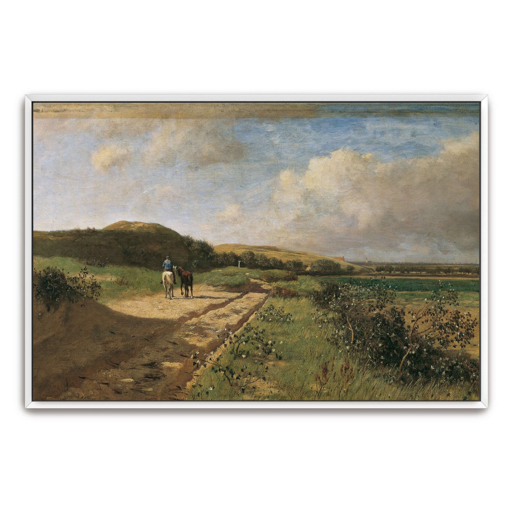 Horseback Rider on a Country Road by Eugen Jettel