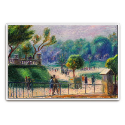 Luxembourg Gardens Parisian Scene Impressionist Style By William James Glackens