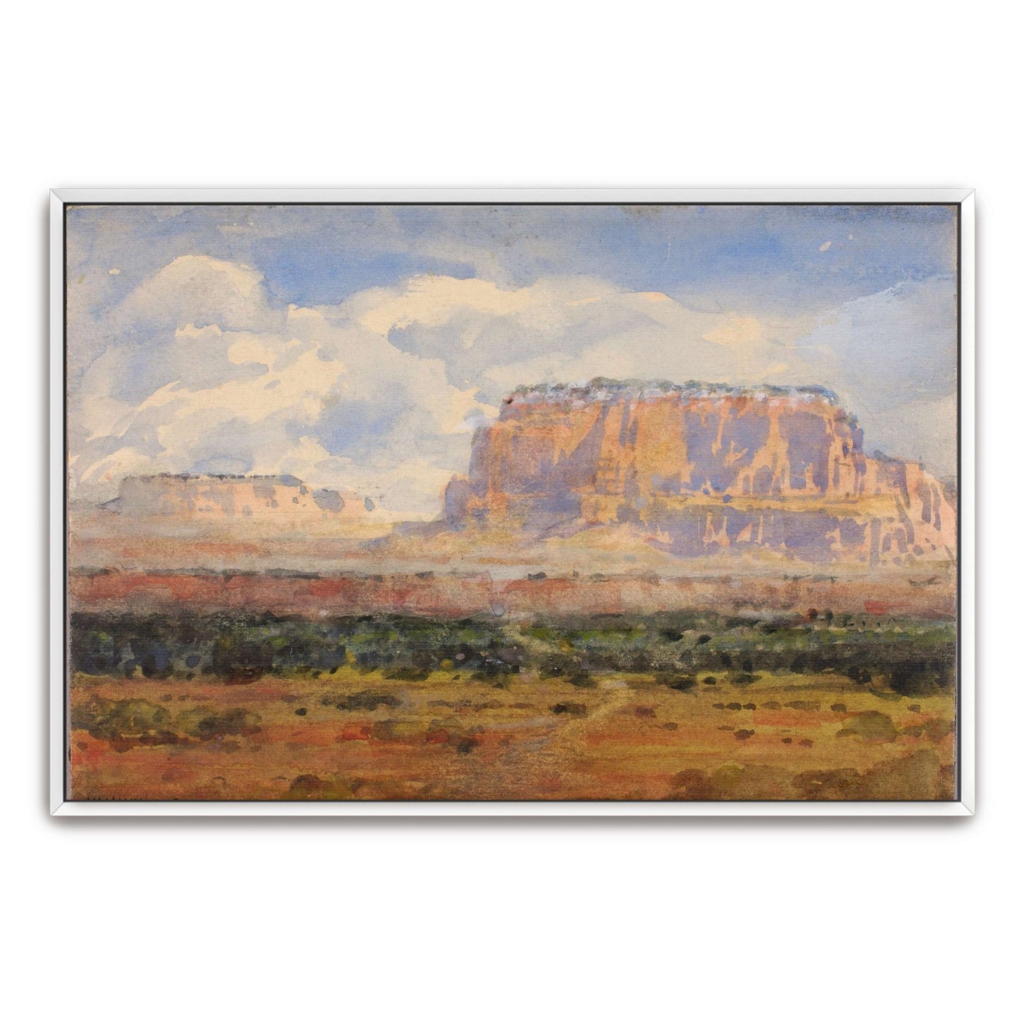 Mesa Landscape with Clouds by William Henry Holmes