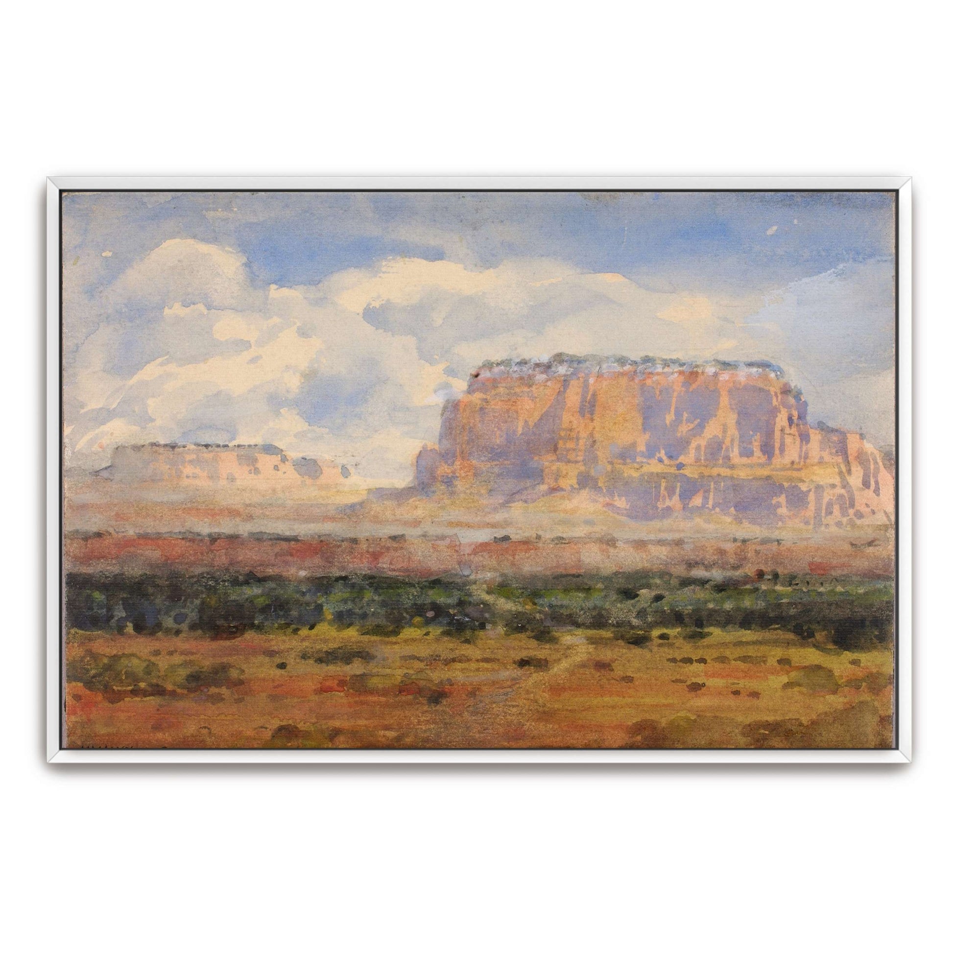 Mesa Landscape with Clouds by William Henry Holmes