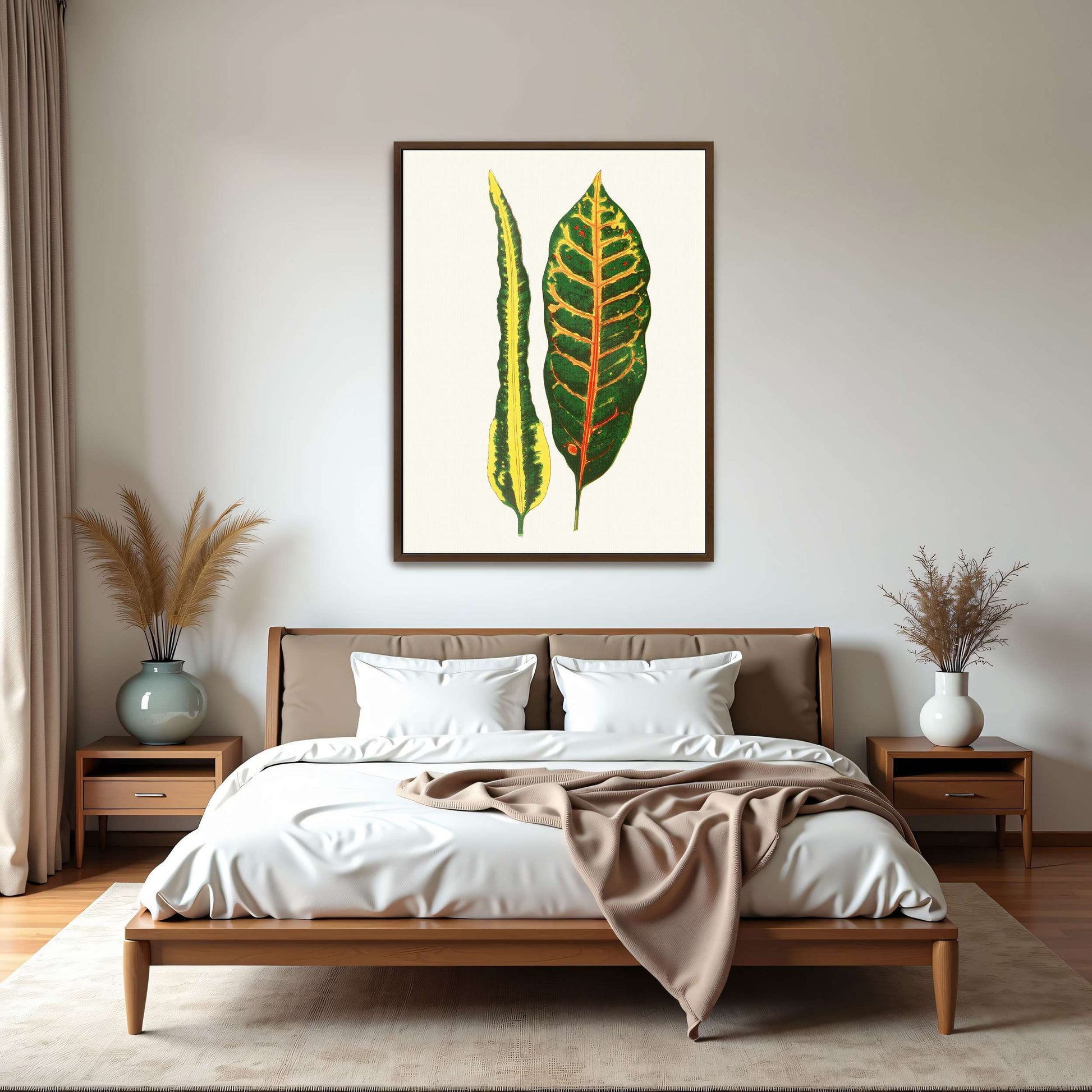 Two Croton Leaves by Edward Joseph Lowe