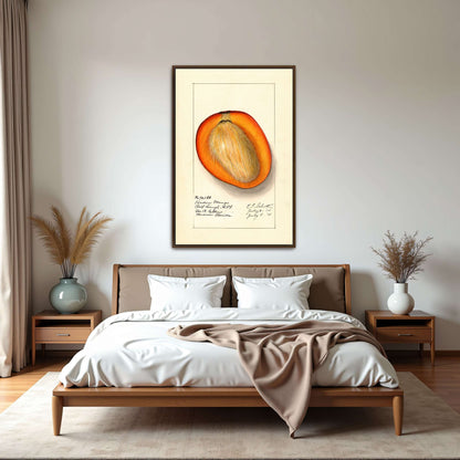 Haden Mango cross-section by Ellen Isham Schutt