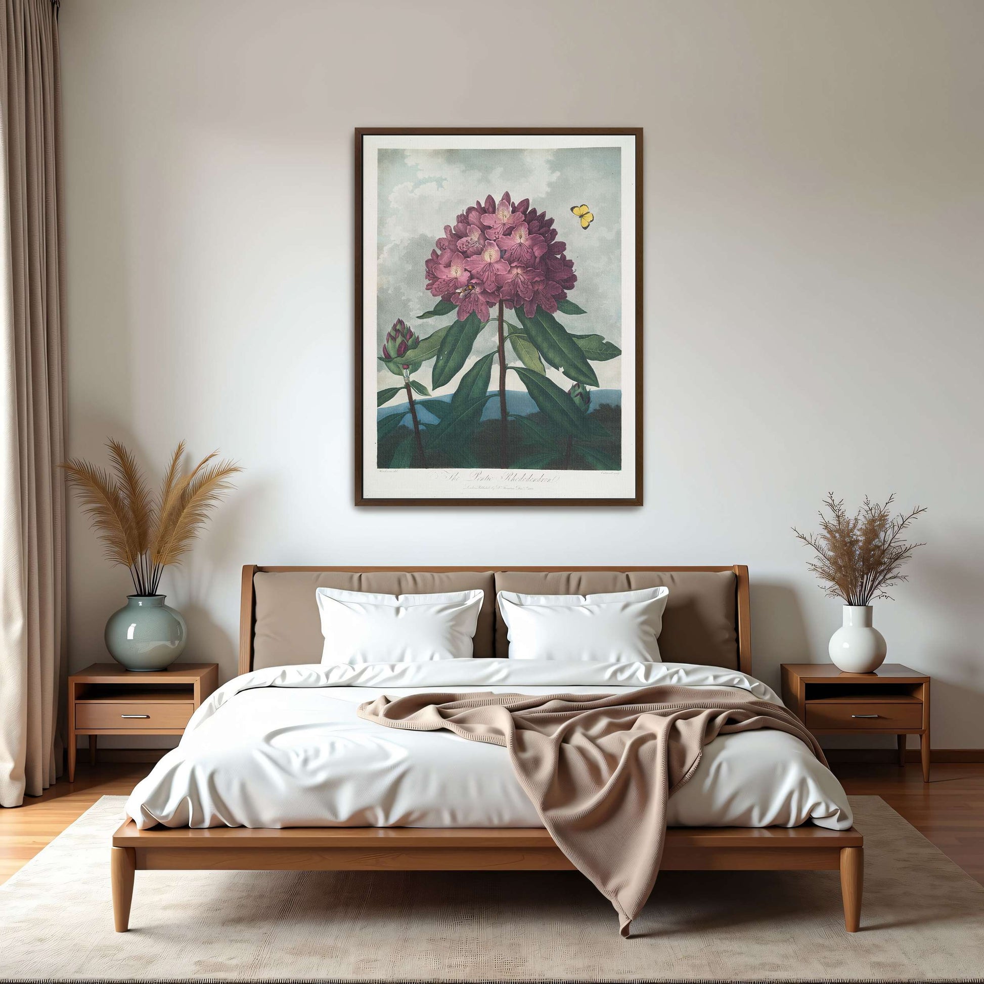 Pink Rhododendron with Insects by Robert John Thornton