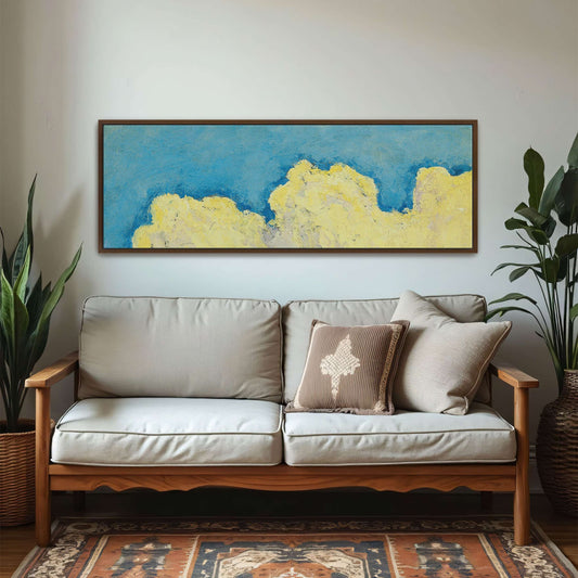 Abstract Cloud Landscape Painting by Koloman Moser
