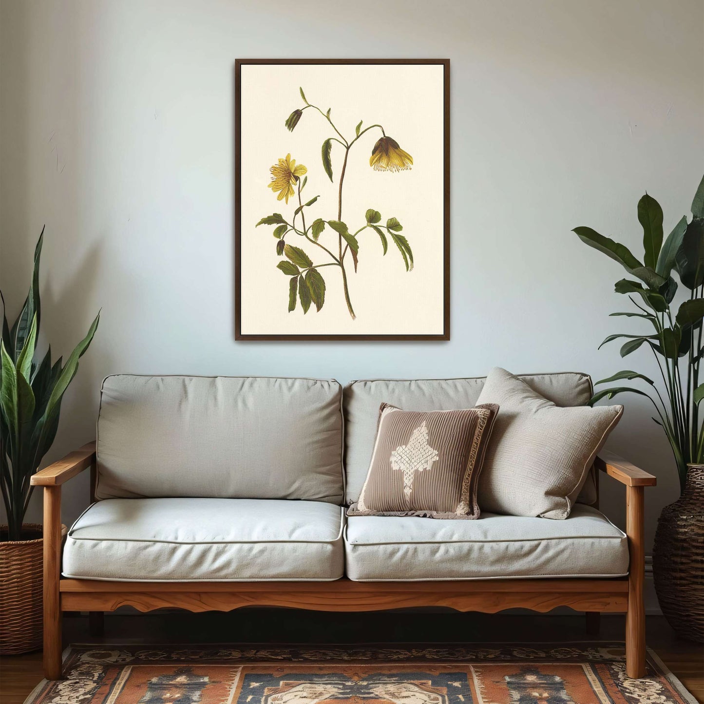 Hawaiian yellow flower illustration by Isabella McHutcheson Sinclair