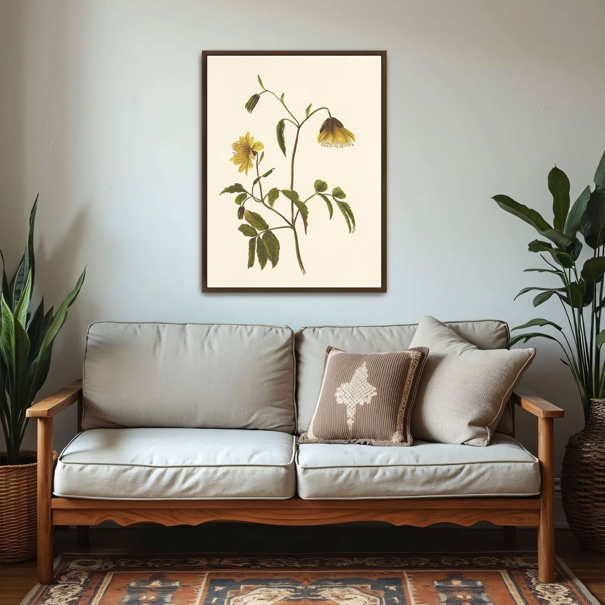 Hawaiian yellow flower illustration by Isabella McHutcheson Sinclair