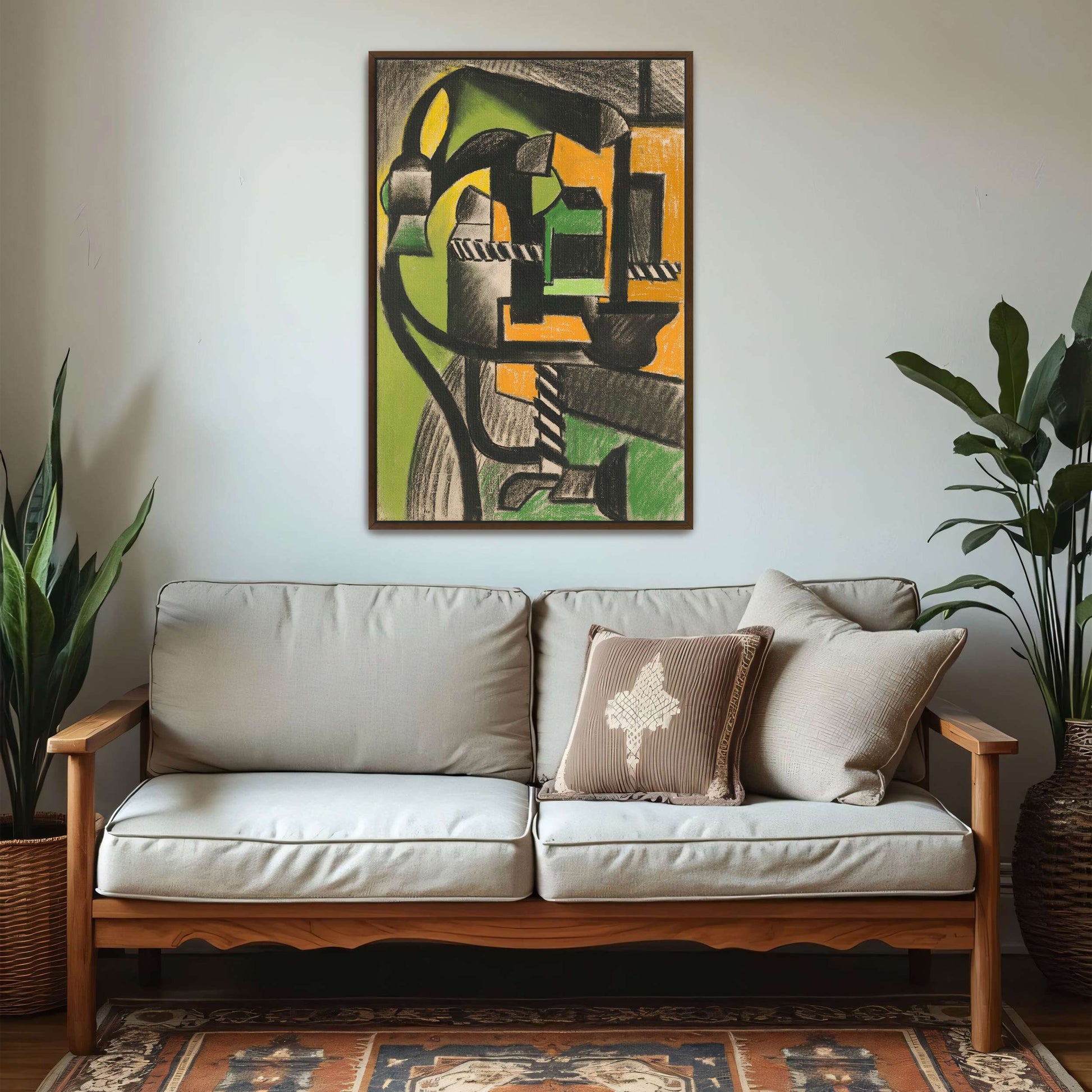 Abstract Cubist Composition by Henri Gaudier-Brzeska