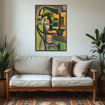 Abstract Cubist Composition by Henri Gaudier-Brzeska