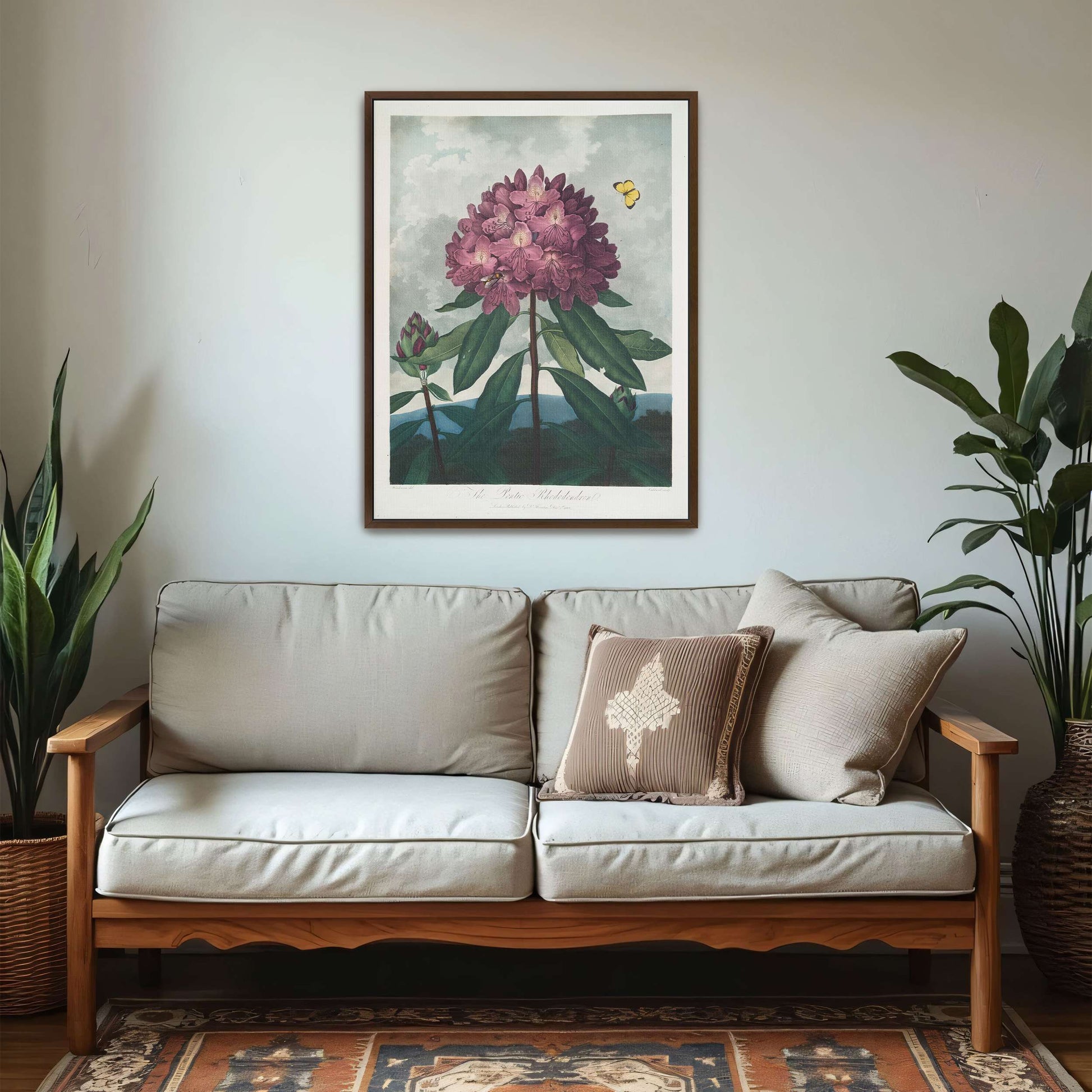 Pink Rhododendron with Insects by Robert John Thornton