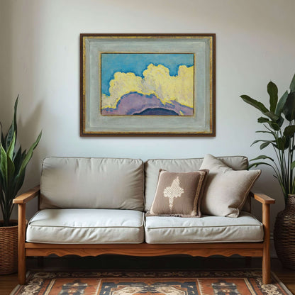 Abstract Cloud Landscape Painting by Koloman Moser