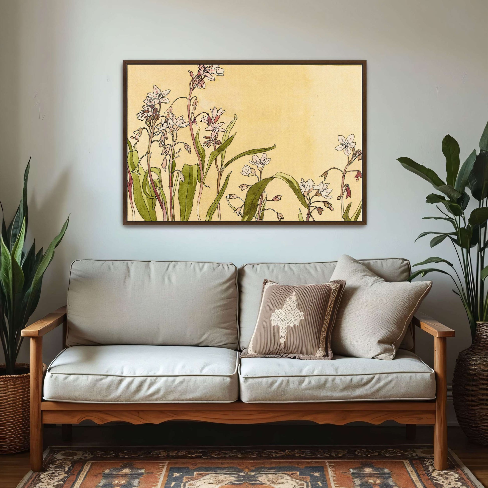 Delicate pink flowers by Hannah Borger Overbeck