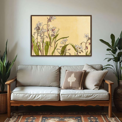Delicate pink flowers by Hannah Borger Overbeck