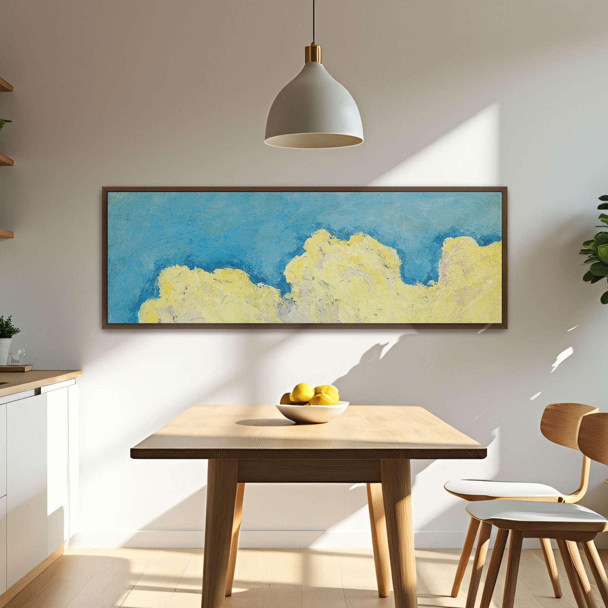 Abstract Cloud Landscape Painting by Koloman Moser