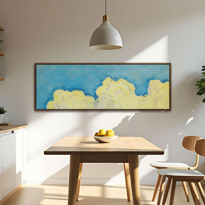 Abstract Cloud Landscape Painting by Koloman Moser