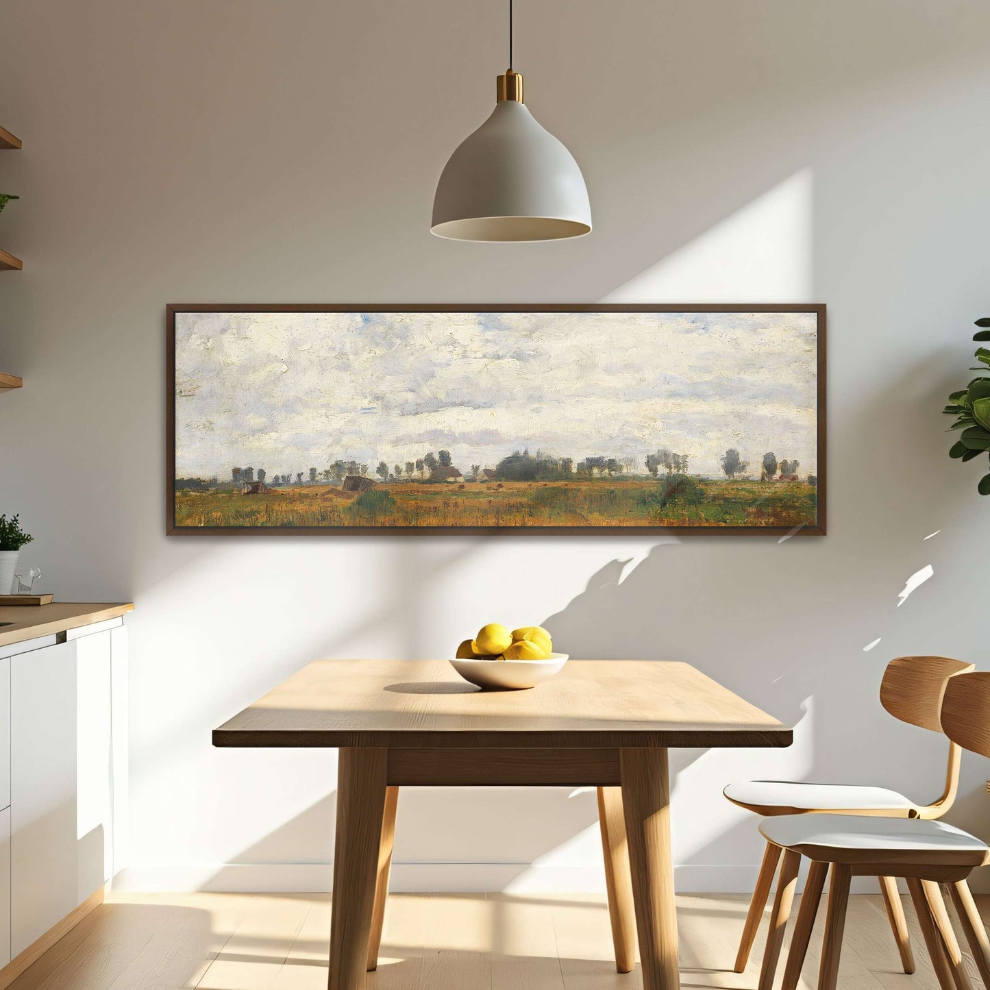 Rural landscape with cloudy sky by Paul Baum