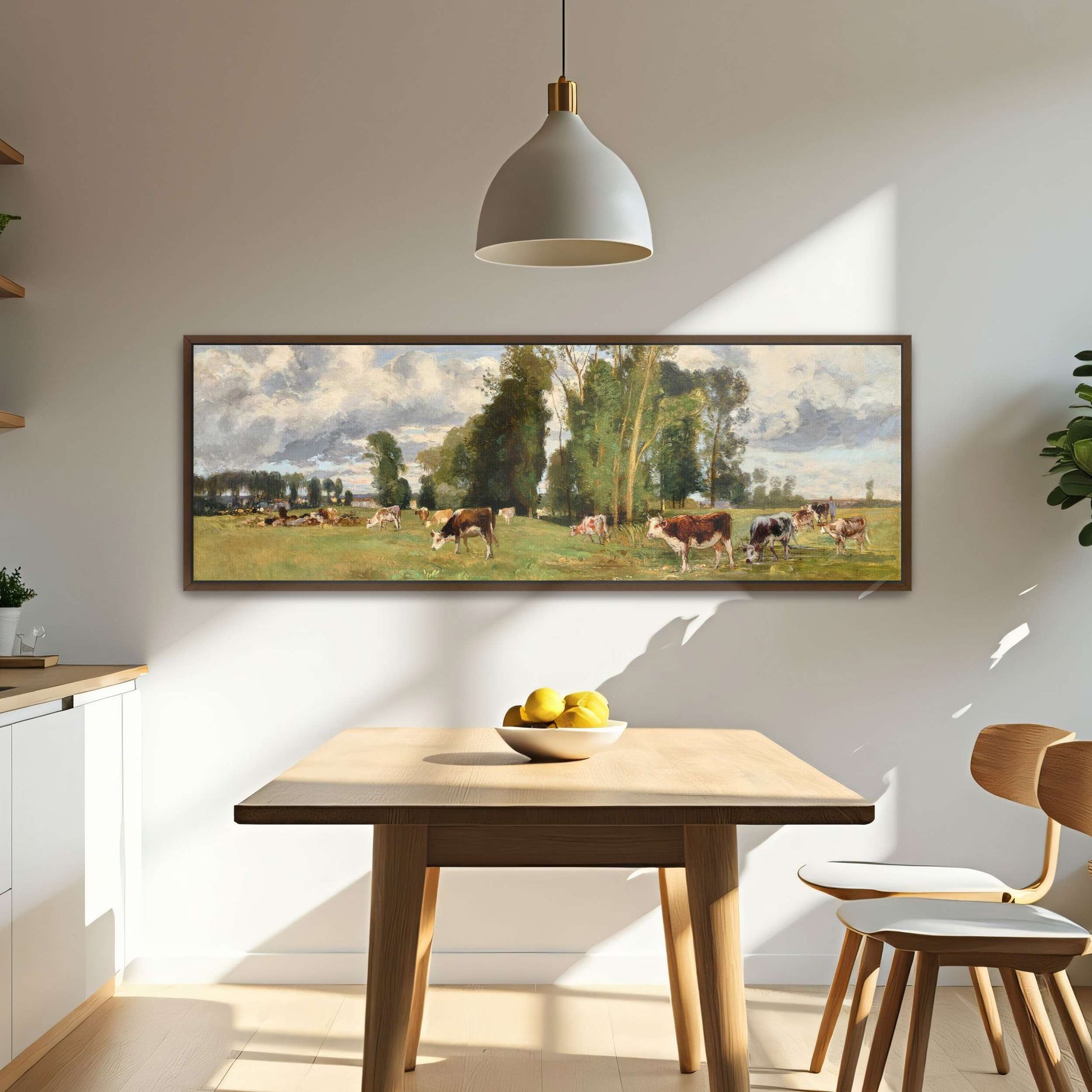 Pasture Landscape with Cows by Eugen Jettel