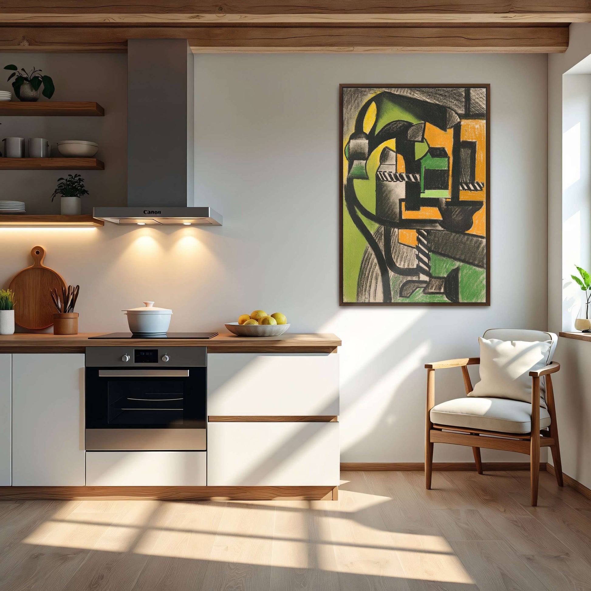 Abstract Cubist Composition by Henri Gaudier-Brzeska