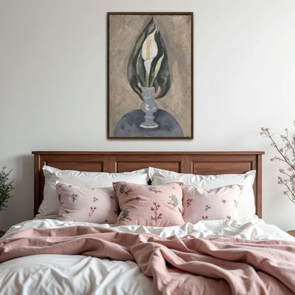 White Calla Lily in Vase by Marsden Hartley