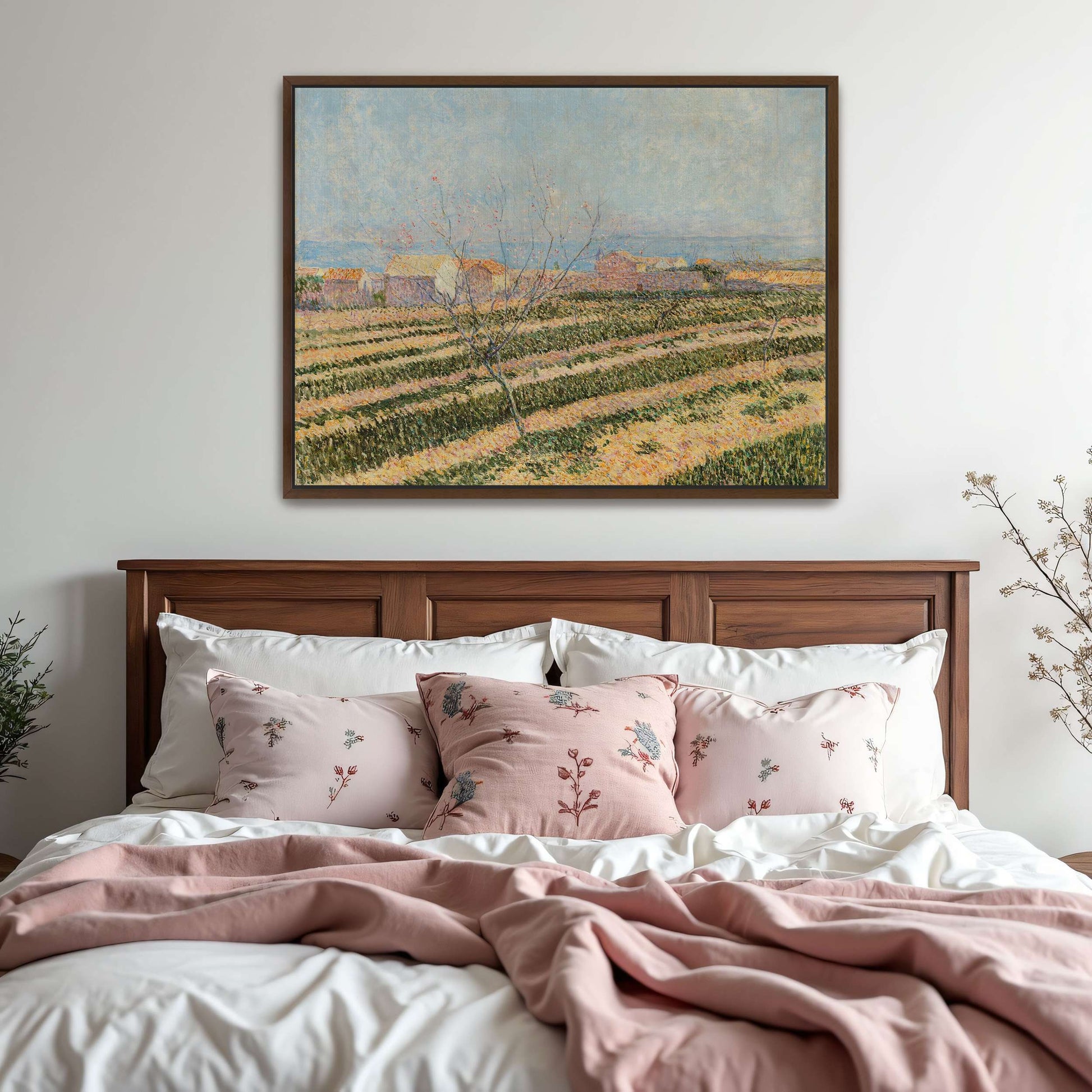 Countryside landscape with a tree by Paul Baum
