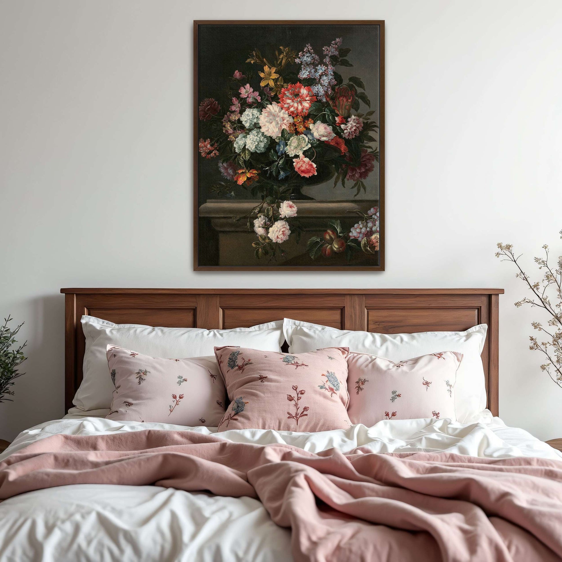 Still life with flowers and fruit by Jean-Baptiste Monnoyer