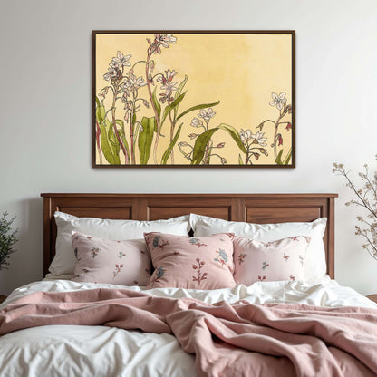 Delicate pink flowers by Hannah Borger Overbeck