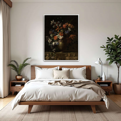 Vase of Flowers with Still Life by Jean-Baptiste Monnoyer