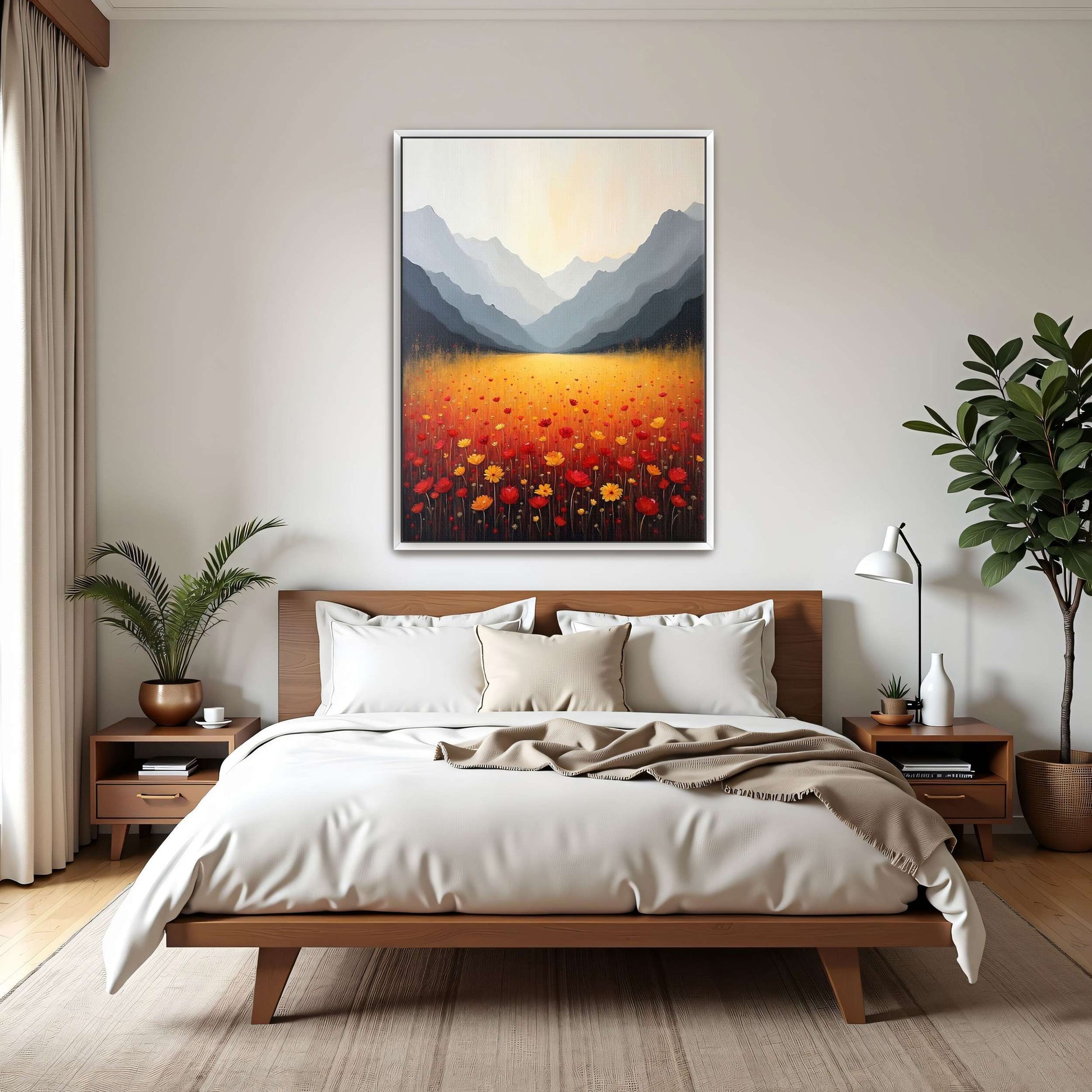 Mountain Landscape with Wildflowers by Yara Rabibzad