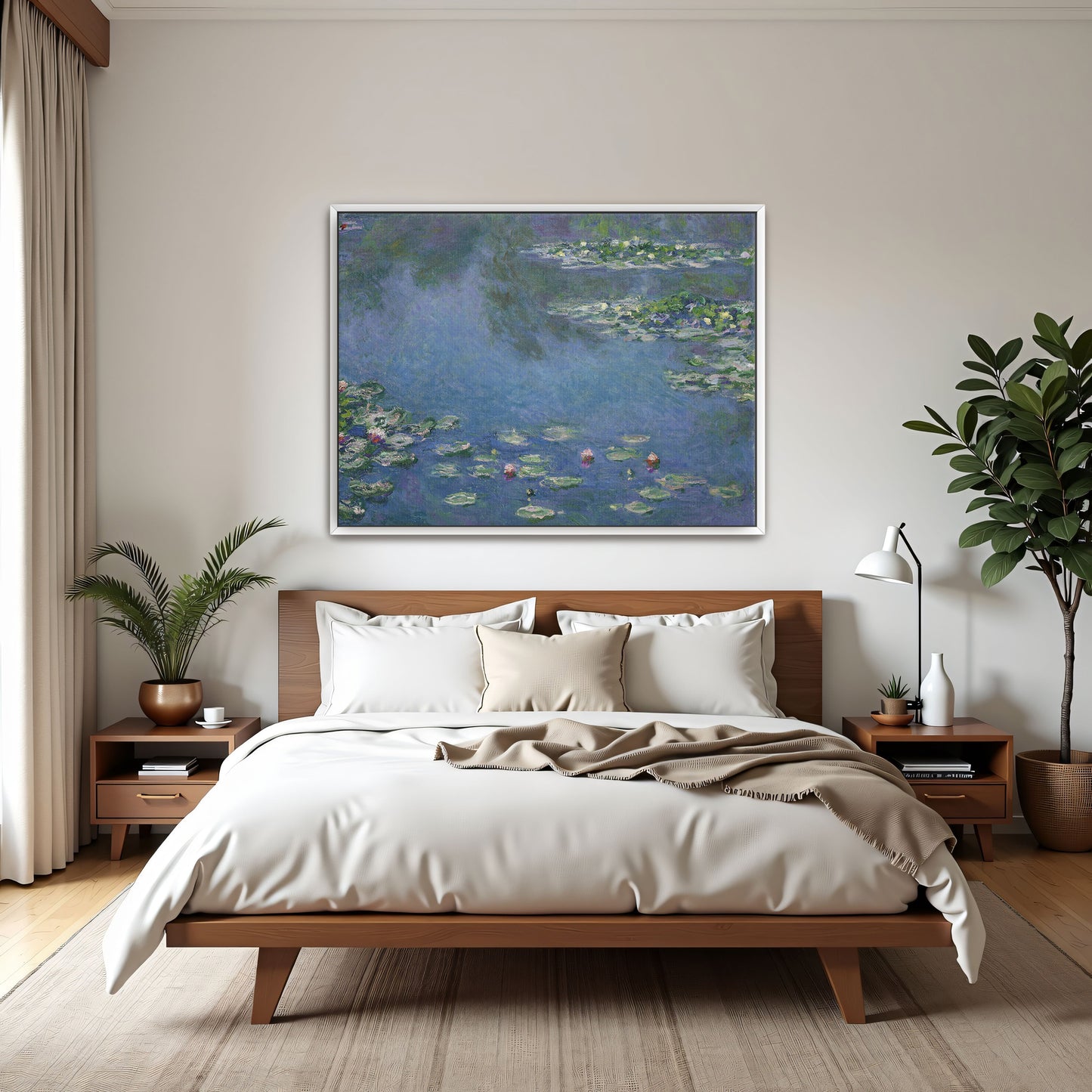 Water Lilies Impressionist Landscape By Claude Monet