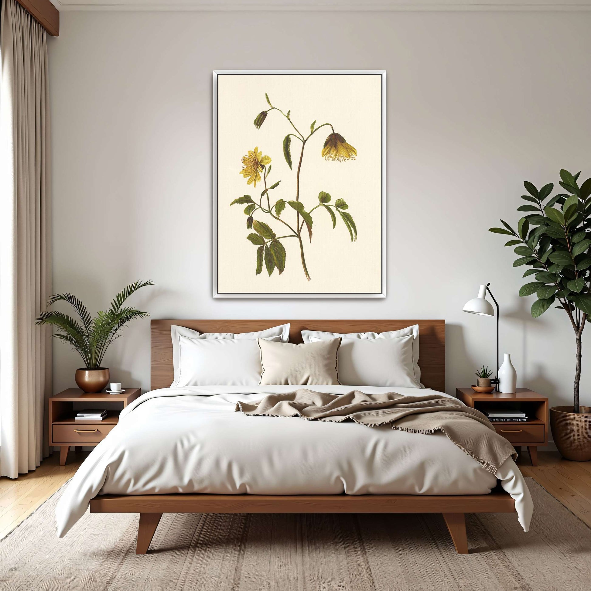 Hawaiian yellow flower illustration by Isabella McHutcheson Sinclair
