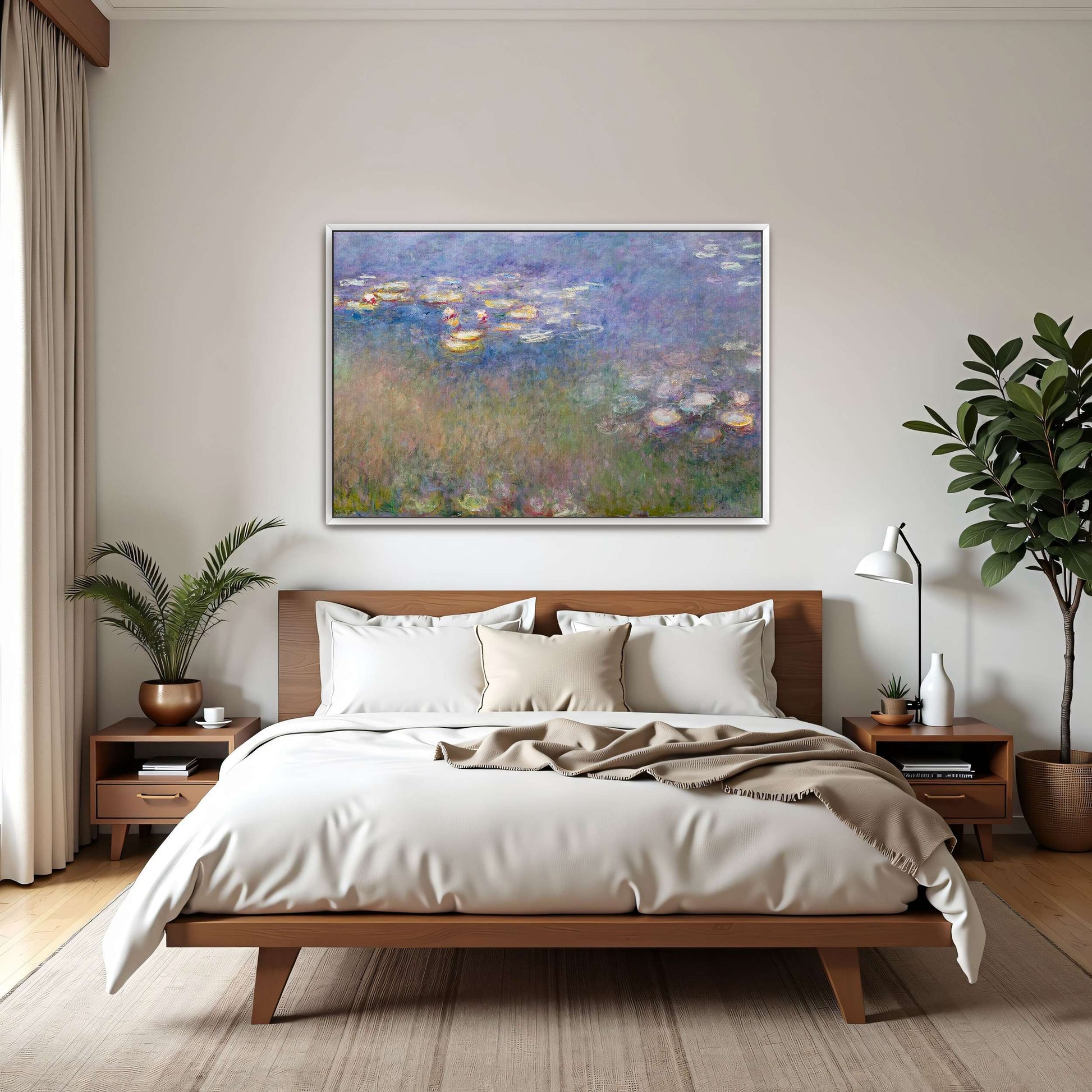Water Lily Pond Impressionistic Landscape By Claude Monet