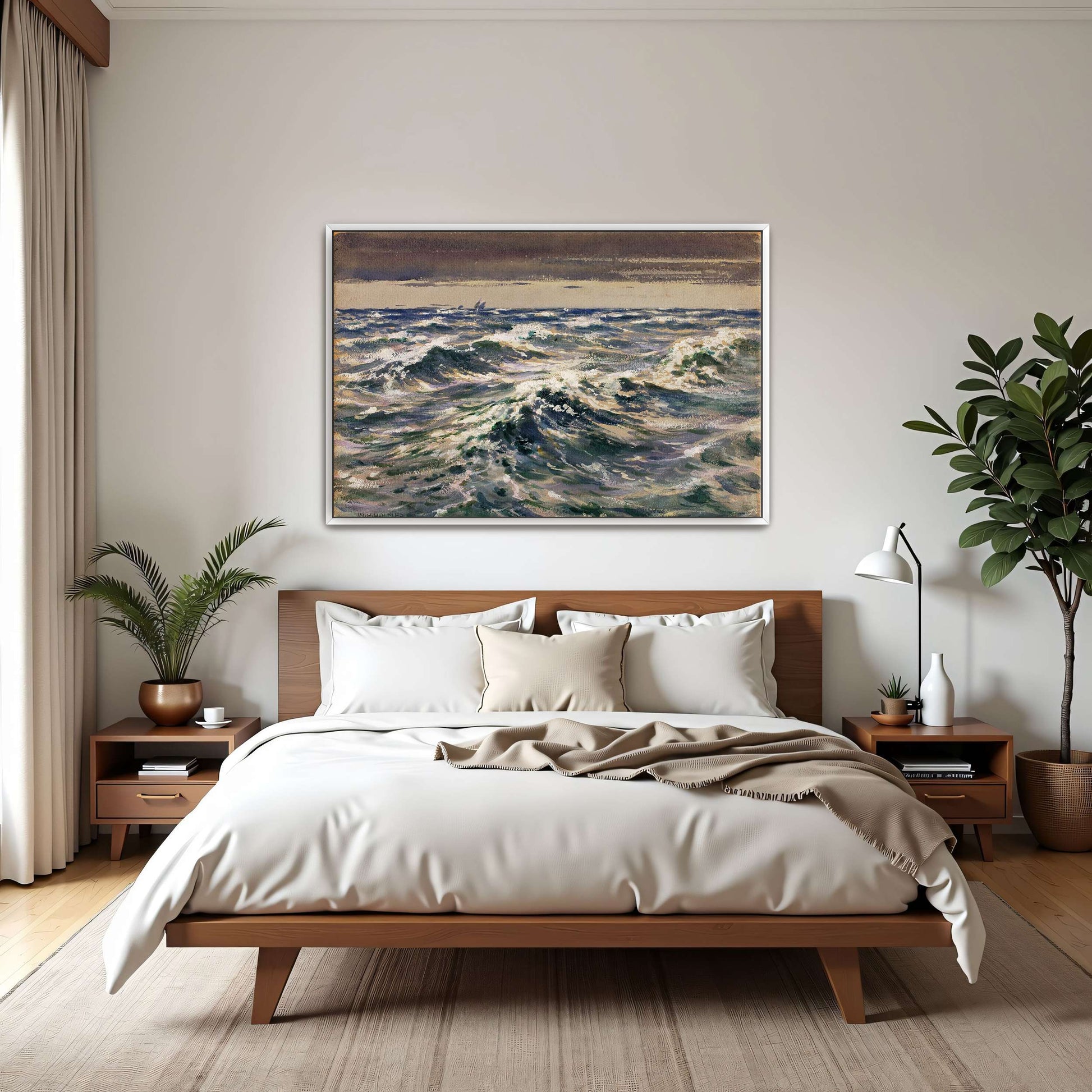 Choppy Waves on the Open Sea by William Henry Holmes