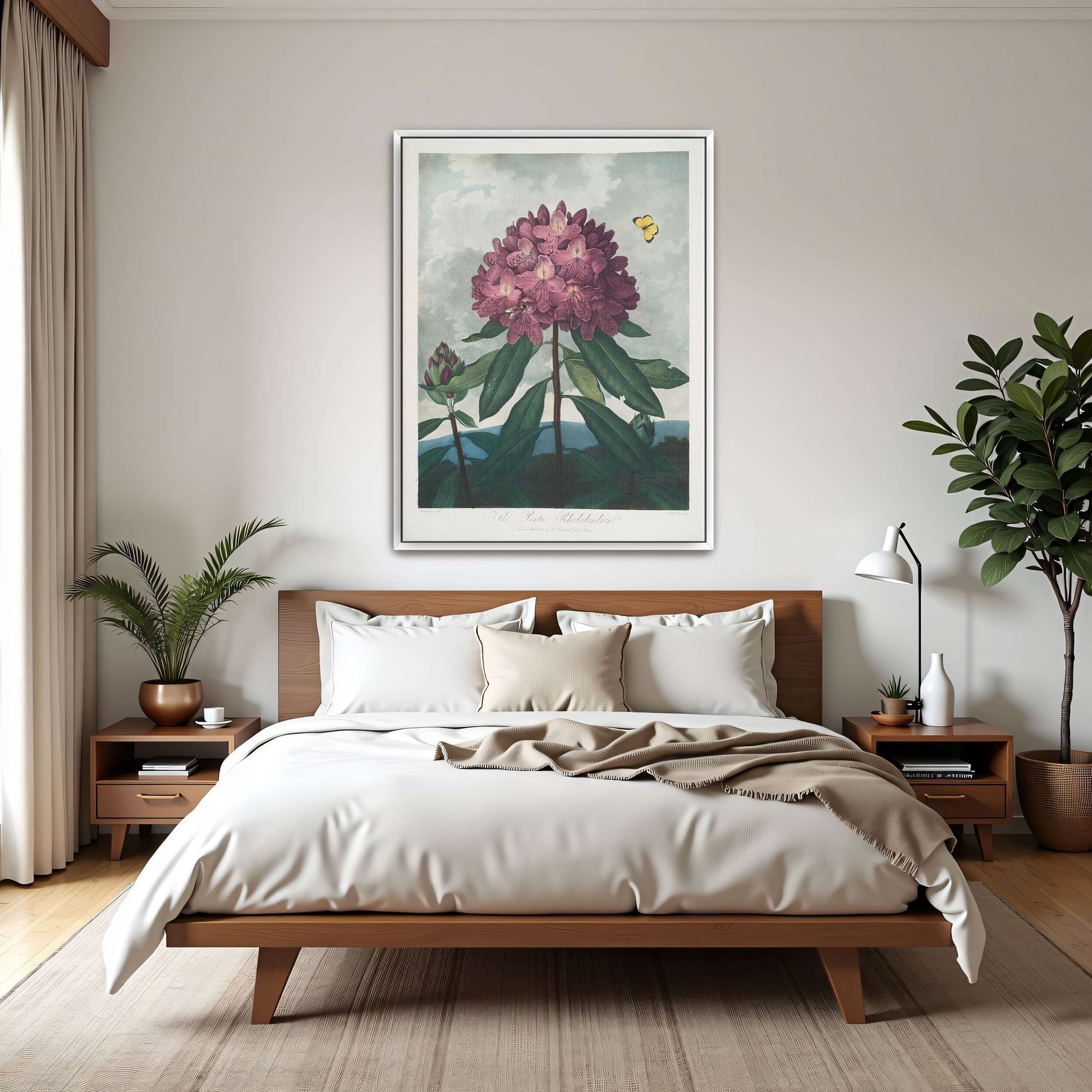 Pink Rhododendron with Insects by Robert John Thornton