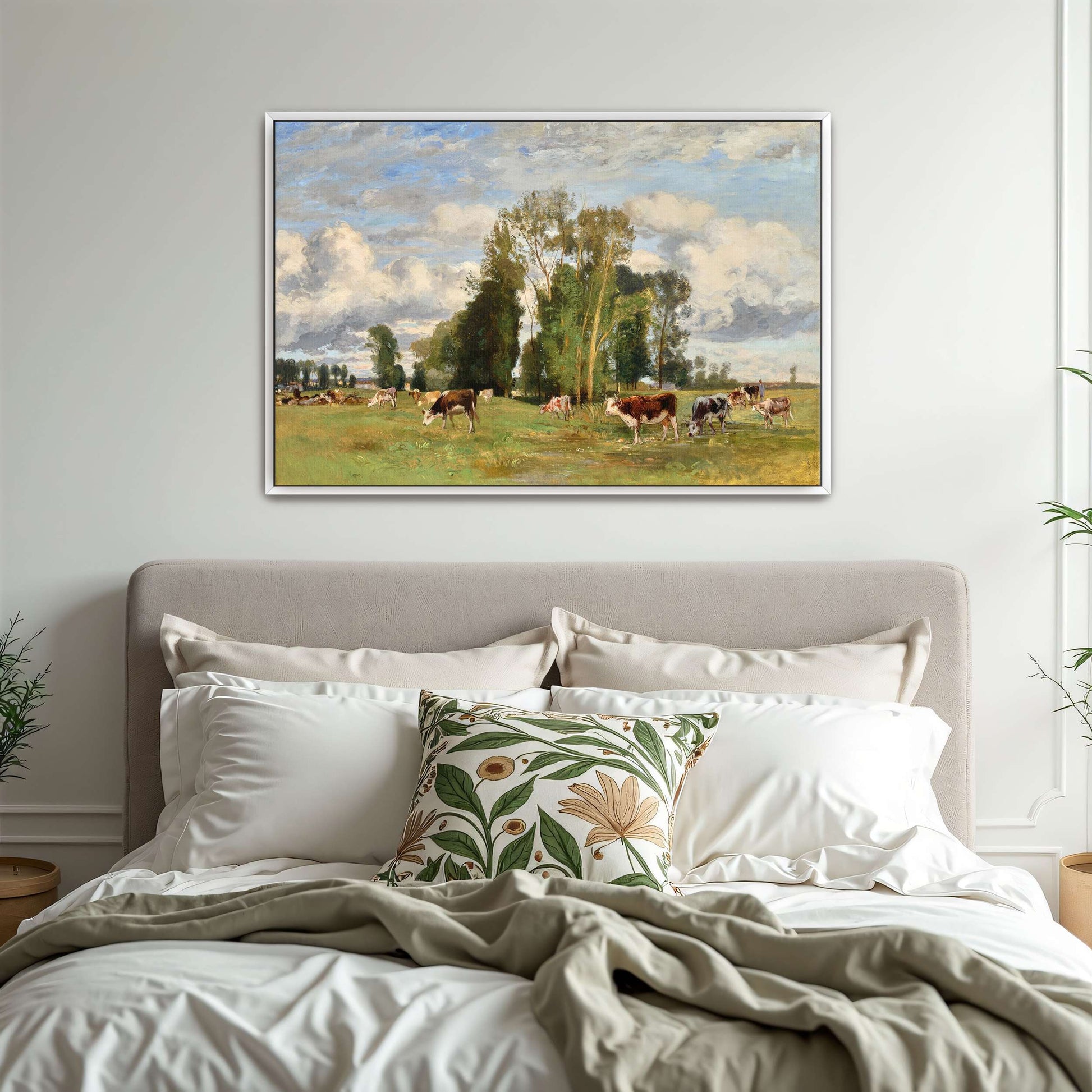 Pasture Landscape with Cows by Eugen Jettel