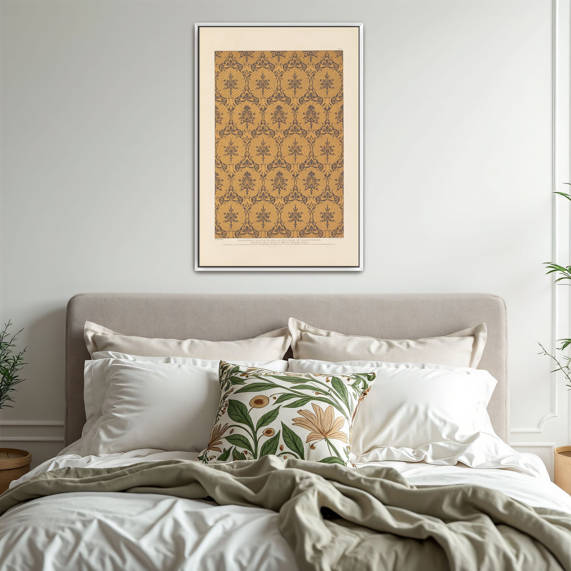 Italian Ornament Design, Floral Pattern, Geometric Shapes By Sydney Vacher