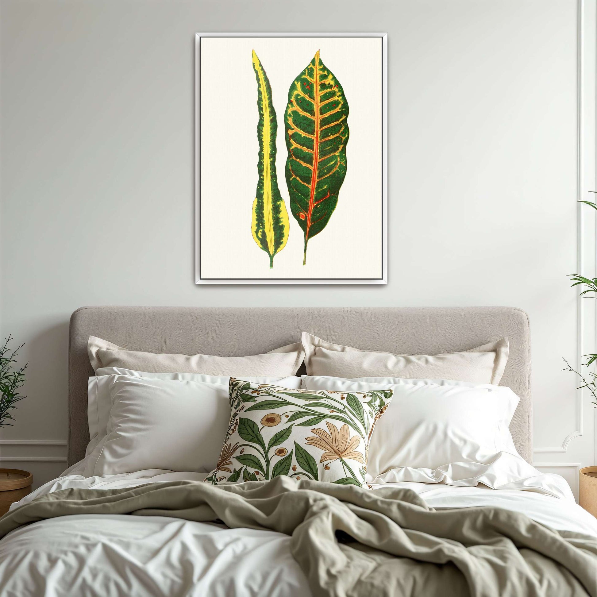 Two Croton Leaves by Edward Joseph Lowe