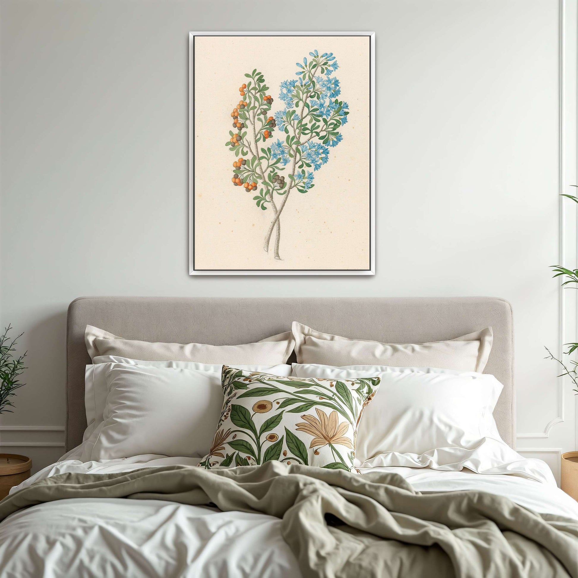 Botanical illustration of flowering plant by Clemenz Heinrich Wehdemann
