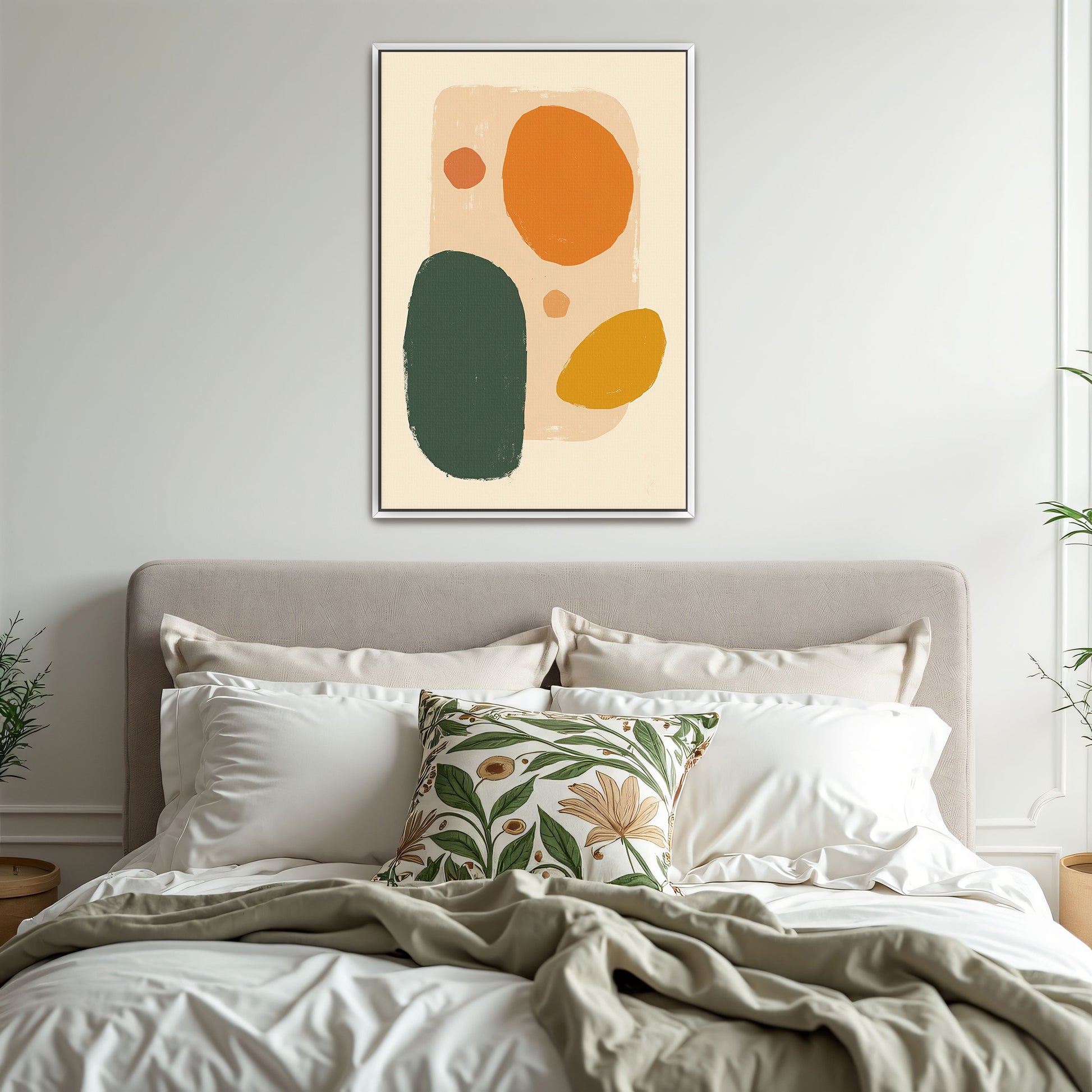 Abstract Shapes In Warm Tones By Yara Rabibzad