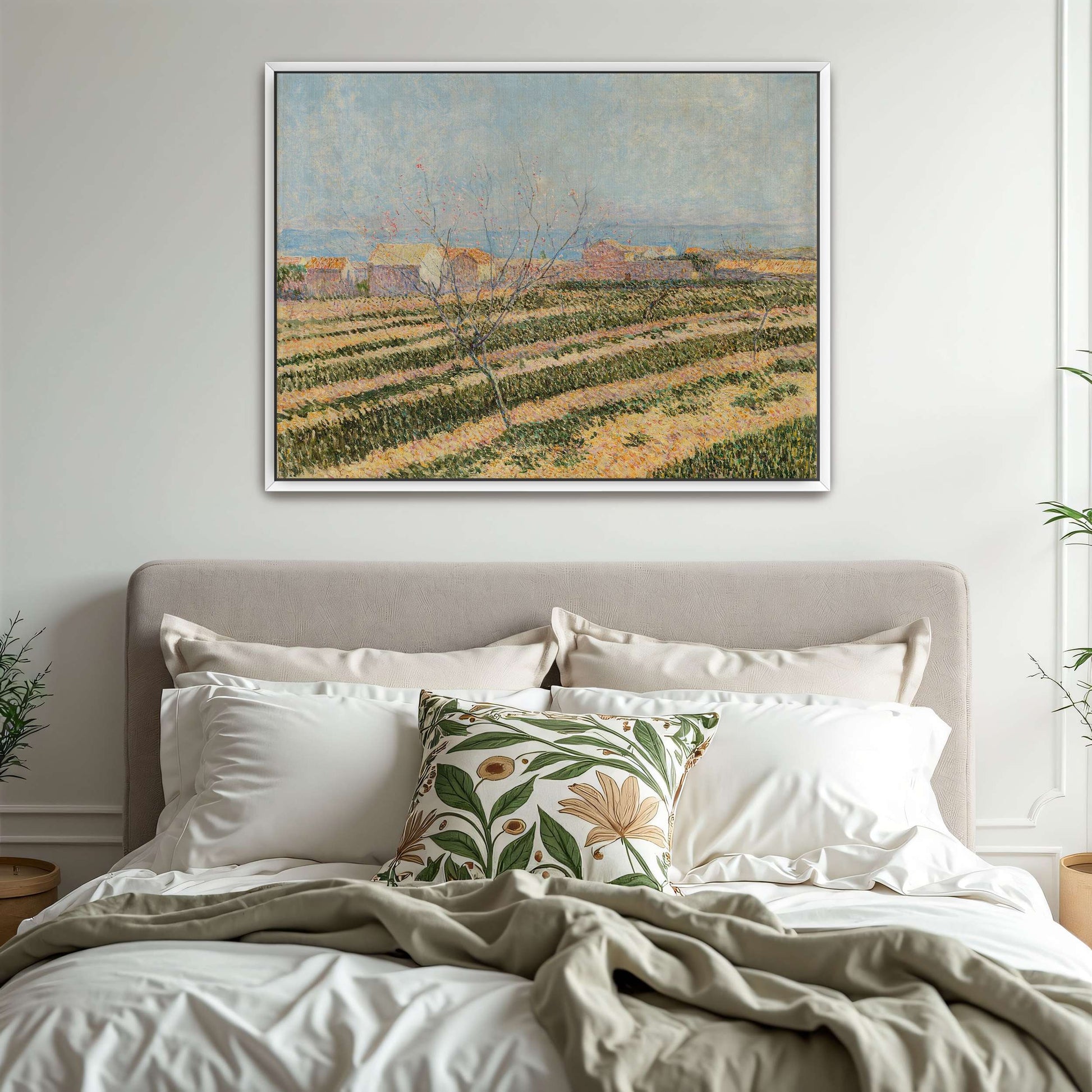 Countryside landscape with a tree by Paul Baum