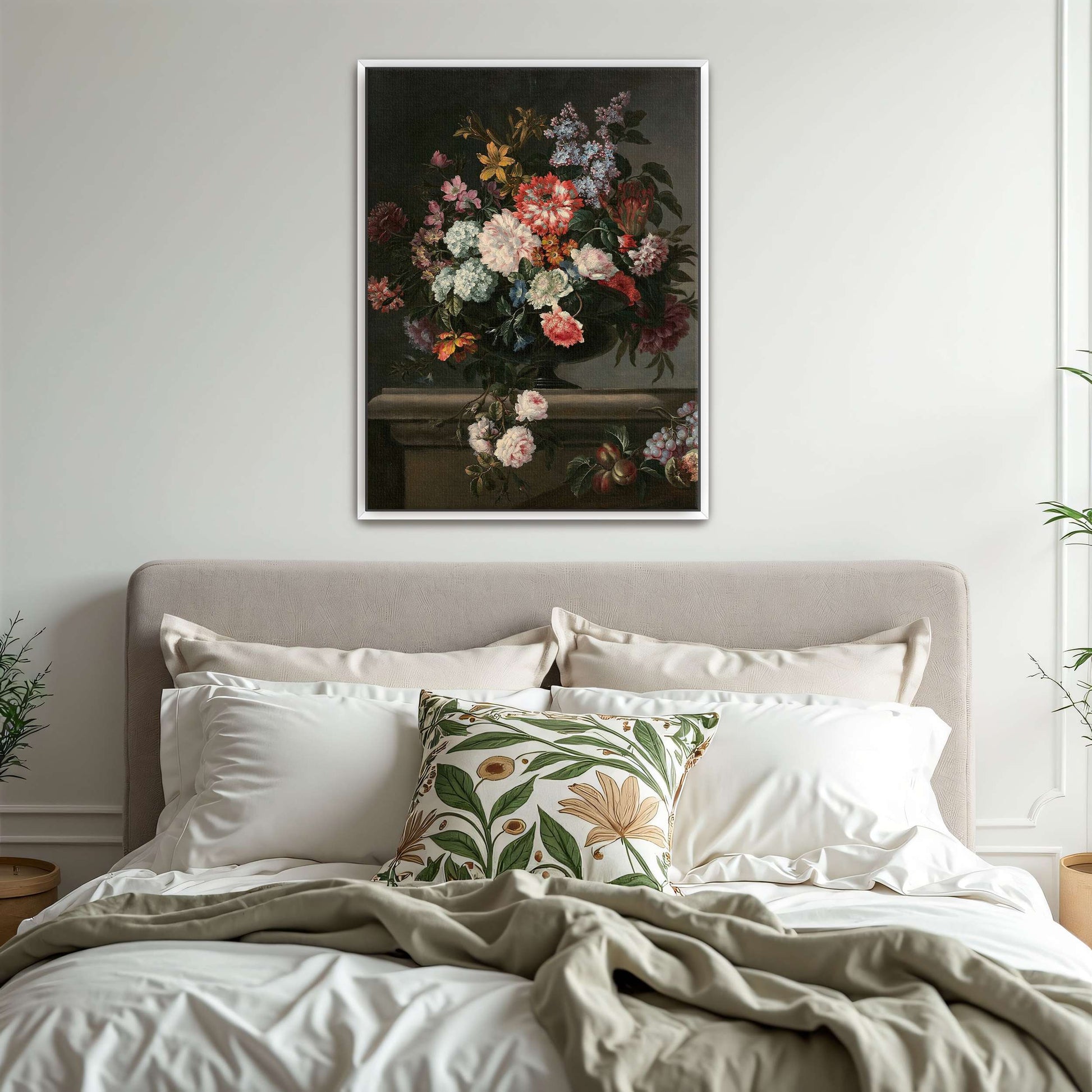 Still life with flowers and fruit by Jean-Baptiste Monnoyer