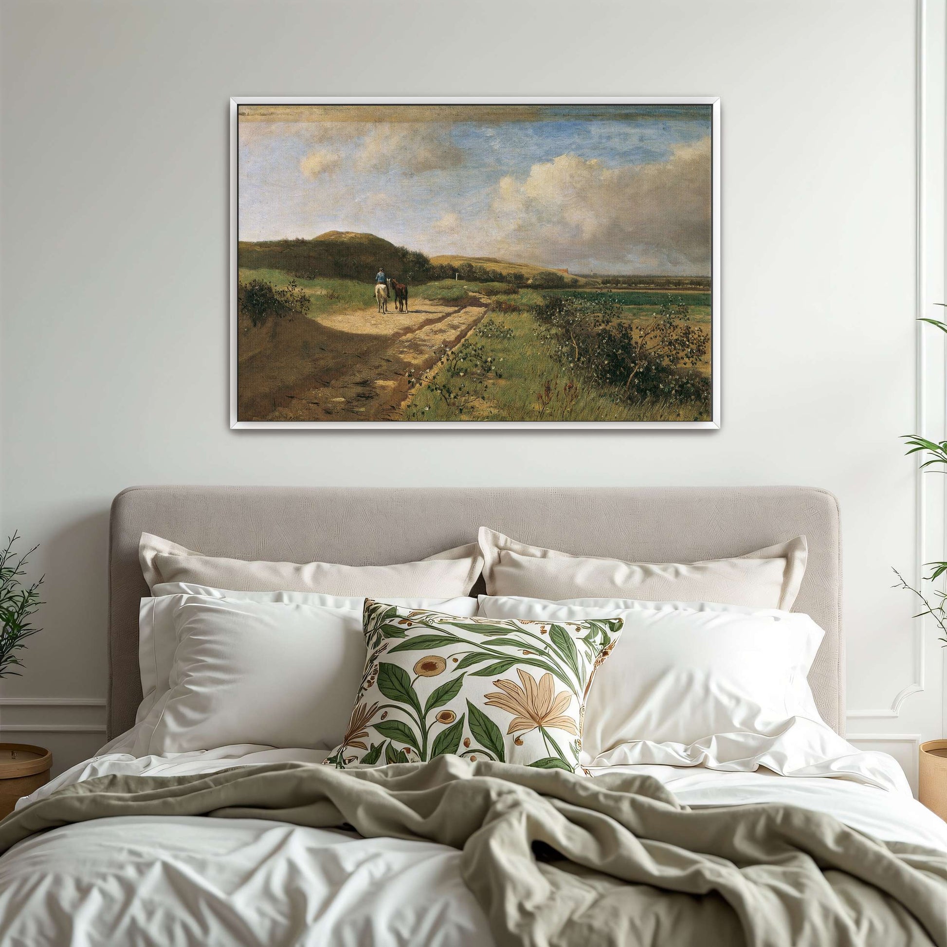 Horseback Rider on a Country Road by Eugen Jettel