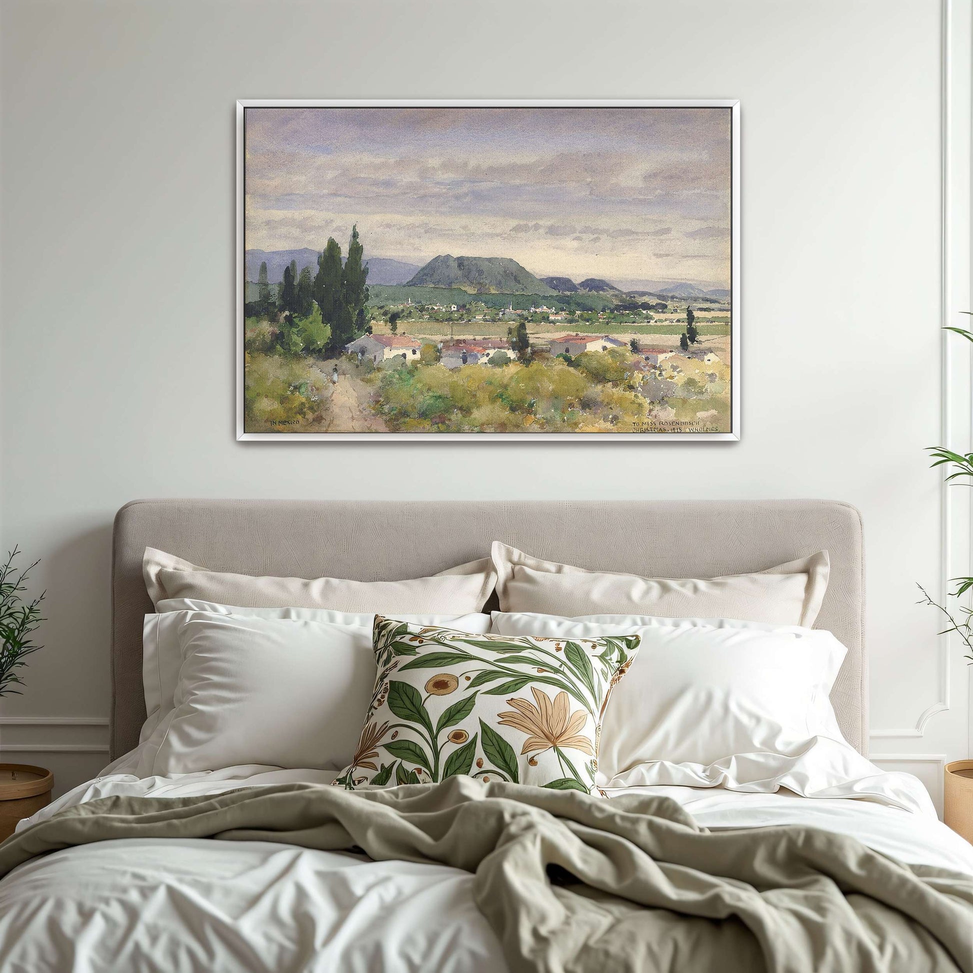 Mountainous landscape with a village by William Henry Holmes