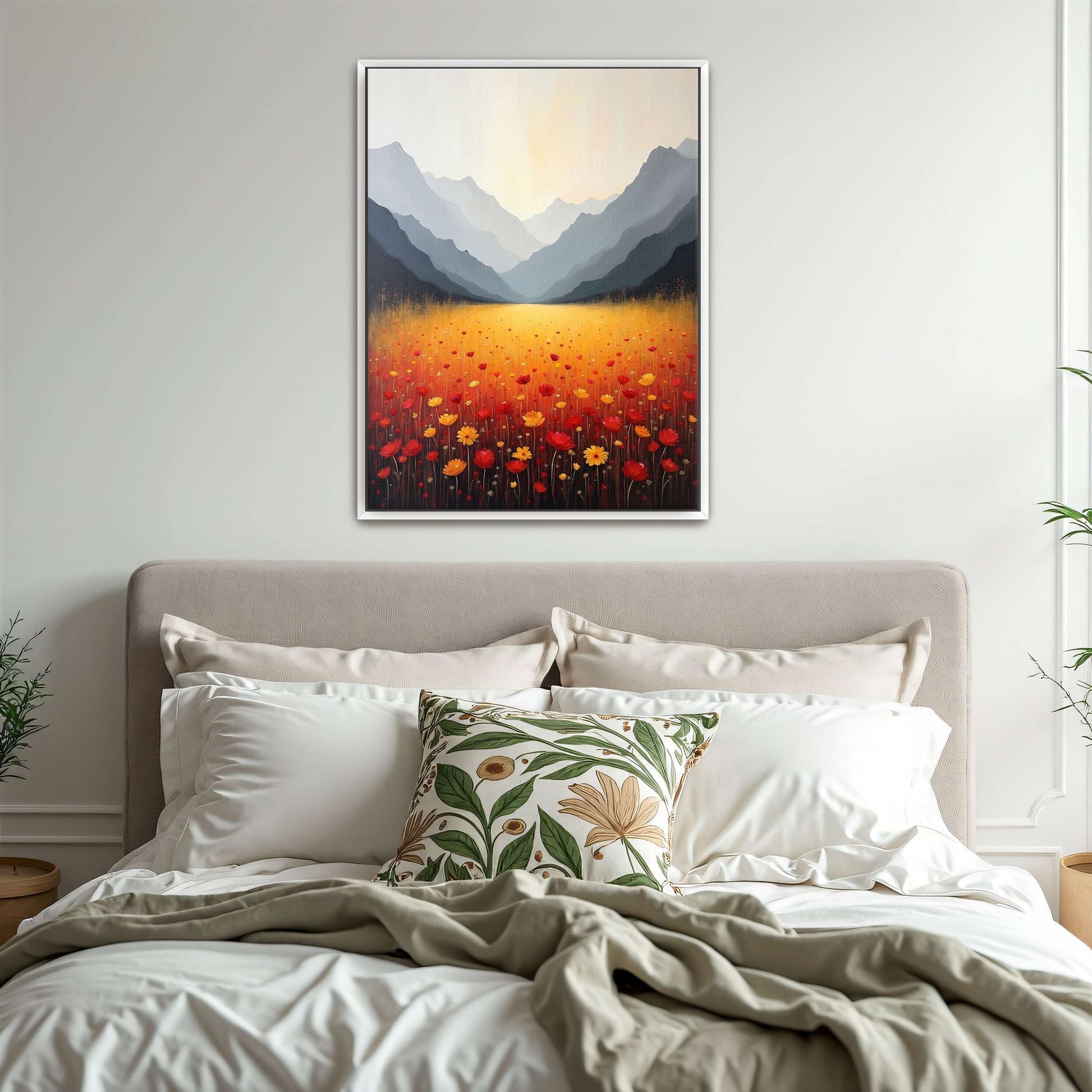Mountain Landscape with Wildflowers by Yara Rabibzad